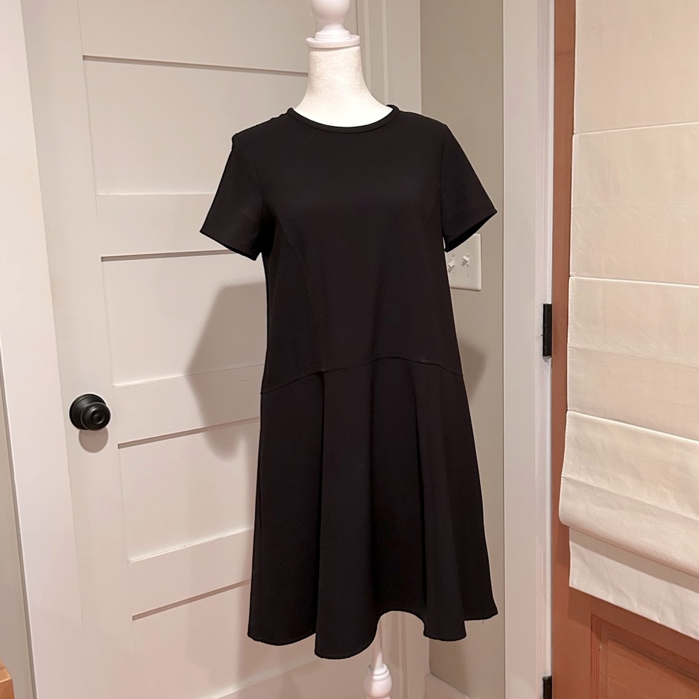 Madewell Crepe Black Dress